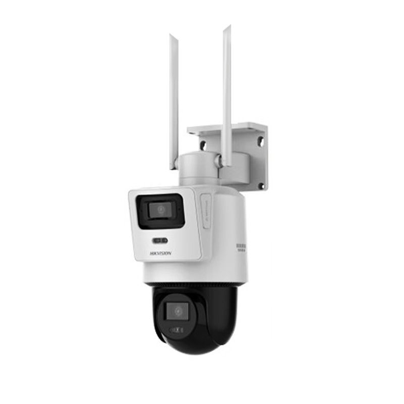?？低旽IKVISION DS-2DE3Q144MY-T/GLSE(4/4mm) 4G監(jiān)控器雙攝像頭